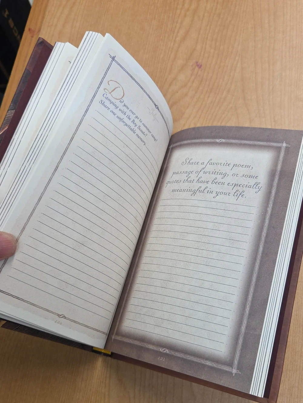 Thompson Bonded Leather Photo Album W/sleeves, A Fathers Legacy Book